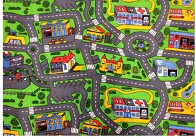 Vopi koberce Kusový koberec City life - 200x200 cm