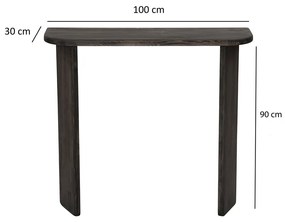 Odkladací stolík Ikigai Anthracite