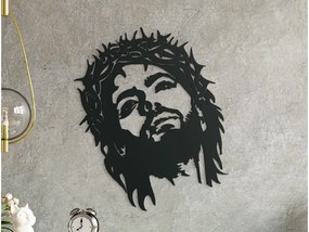 drevko Nálepka na stenu Tvár Ježiša Rozmer obrazu: 38,5 x 32,5 cm, Farba dekorácie: Čierna