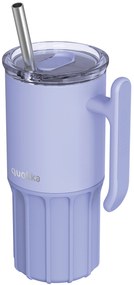 Nerezový termohrnček so slamkou Umi Lavender 720 ml