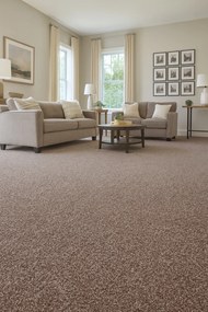 Condor Carpets, Metrážny koberec Prestige 492, na mieru, šíře 4m, hnedá, ab (mriežka), detská izba