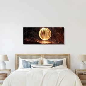 Obraz svetelnej gule (120x50 cm)