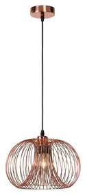 Lucide 02400/30/17 - Závesné svietidlo VINTI 1xE27/60W/230V meď