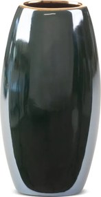 VÁZA AMORA2 13X9X25 CM ZELENÁ