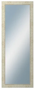 DANTIK - Zrkadlo v rámu, rozmer s rámom 60x160 cm z lišty PRAHA biela (2930)