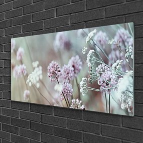 Skleneny obraz Poľné kvety lúka príroda 140x70 cm