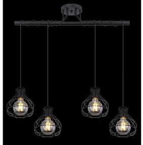 Globo 15388-4D - Luster na lanku CLASTRA 4xE27/60W/230V