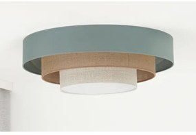 Duolla-LED Stropné svietidlo LUNETA LED/26W/230V pr. 60 cm 4000K tyrkysová/béžová