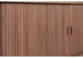 Hnedá komoda s posuvnými dvierkami Zuiver Barbier