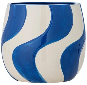 Kameninový ručne maľovaný obal na kvetináč ø 20,5 cm Rómy – Bloomingville