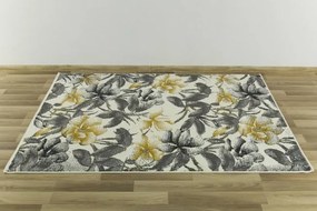 Koberec LUNA 503980/89935 Kvety  horčicový