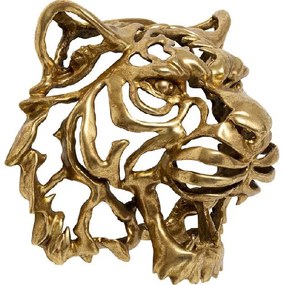 Tiger nástenná dekorácia zlatá