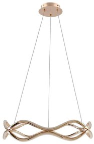 LED luster na lankách VAVE LED/28W/230V ružové zlato