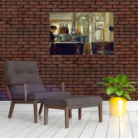 Obraz - Style of Edouard Manet, Bon Bock Cafe, reprodukcia (90x60 cm)