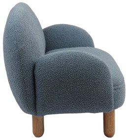 Modré detské kresielko z textílie buklé Rocky – Vipack