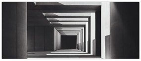 Obraz - Štvorcový tunel (120x50 cm)