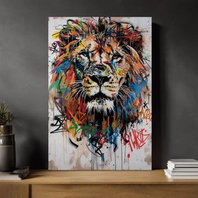Obraz Graffiti Lion | Talianske plátno