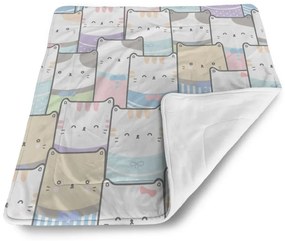 Sablio Deka pre bábätko Kreslené mačiatka - 90x120 cm