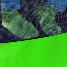 Dětská zahradní trampolína Saut 140 cm zelená/černá