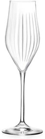 RCR TIMELESS POHÁR NA ŠAMPANSKÉ 230ML SADA 6KS