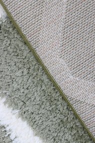 Koberec Boho 613 GREEN/CREAM rozmery koberec: 80x150 cm