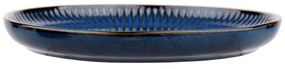 Altom Porcelánový dezertný tanier Reactive Stripes modrá, 20,5 cm