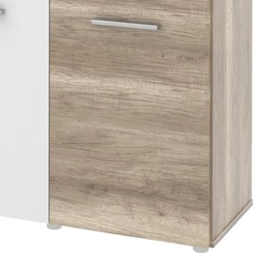 Sconto Komoda ALVA 06 biela/dub canyon