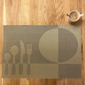 Podložka Deluxe pod tanier food zlatá 35x45cm
