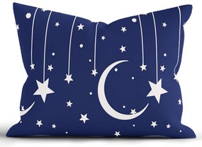 Bavlnená obliečka na vankúš Renforcé 70 x 90 cm - Nočná obloha