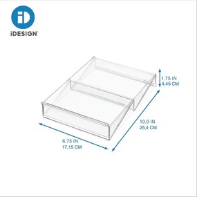 Plastový organizér do zásuvky Crystalline – iDesign/The Home Edit