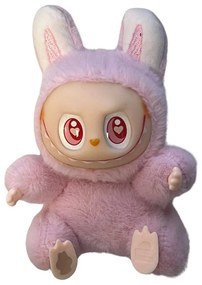 Plyšová figúrka v štýle LABUBU monster - růžová