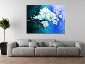 Gario Ručne maľovaný obraz Úžasná magnólia Rozmery: 100 x 70 cm