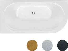 Besco Akrylátová voľne stojaca vaňa Avita A-Line Glam S CC/SP 150x75 (160x75, 170x75), s prepadom BESCO-Typ výpuste: Alcaplast Click-Clack so štrbino…
