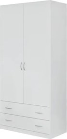 Sconto Šatníková skriňa CASE 3729 biela