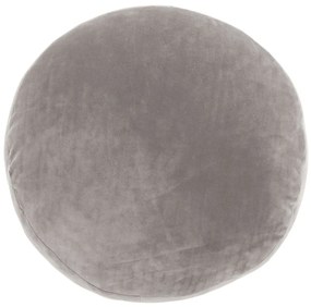 Sivobéžový dekoratívny vankúš z mikrovlákna Tiseco Home Studio Marshmallow, ø 40 cm