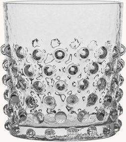 Ručne fúkané poháre Hobnail, 2 ks