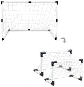 Súprava futbalových brán 2 v 1