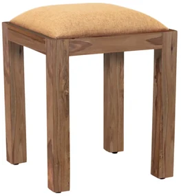 furniture-nabytek.cz - Drevený taburet s poťahom 40x45x40