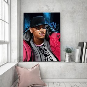 Gario Obraz na plátne Portrét Chrisa Browna - Dmitry Belov Rozmery: 40 x 60 cm