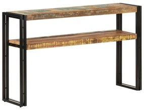Konzolový stolík 120x30x75 cm masívne recyklované drevo 321101