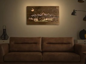 Podsvietený obraz Vrchy na batériu