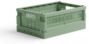 Made Crate Skladacia prepravka Green Bean Green – mini