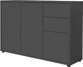 XXXLutz KOMODA, antracitová, 105,5/73/33 cm MID.YOU - Komody - 001067012601