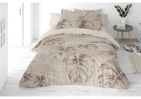 Obliečky zo zmesi bavlny a ľanu Monstera, 160 x 200 cm, 2 ks 70 x 80 cm