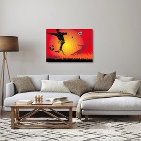 Sklenený obraz - Futbal (70x50 cm)