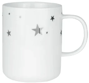 Räder Biely porcelánový hrnček SILVERSTAR
