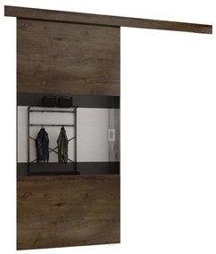 Interiérové ​​posuvné dvere Arturo 100, Farba:: biela / zrkadlo + lacobel