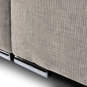 Rozkladacia pohovka Anafi, šedo-béžová látka