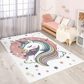 Dekorstudio ANIME koberec pre deti - jednorožec 925 Rozmer koberca: 120x160cm
