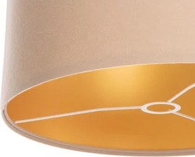 Tienidlo univerzálne STANDART E27 pr. 45 cm béžová/zlatá